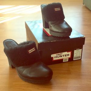 Hunter Sheepskin Heels